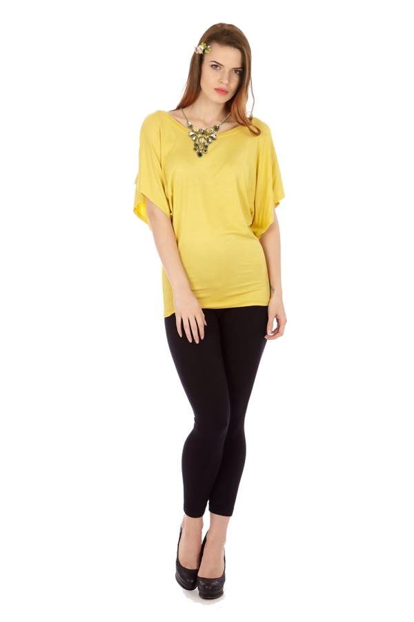 Our Dark Yellow Flowing Angel Tunic Blouse