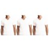 Men's 3 pack solid v-neck T-shirt 3 White