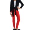 Red Solid Legging