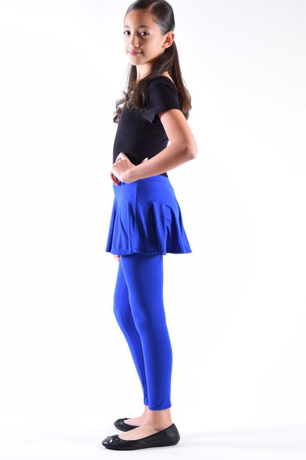 Girls Royal Skirt Leggings