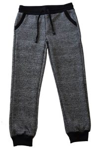 Kids Dark Gray and Black Heather Joggers | Fashionoutletnyc