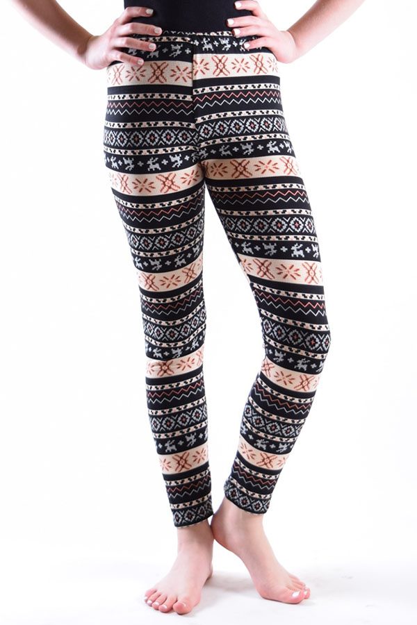 Girls Dinamit Aztec Print Leggings