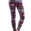 Girls Tribal Bold Heart Print Leggings