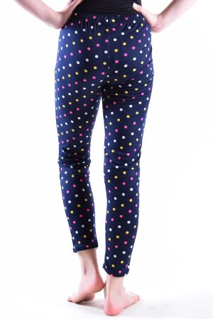Polka Dot Print Navy Leggings